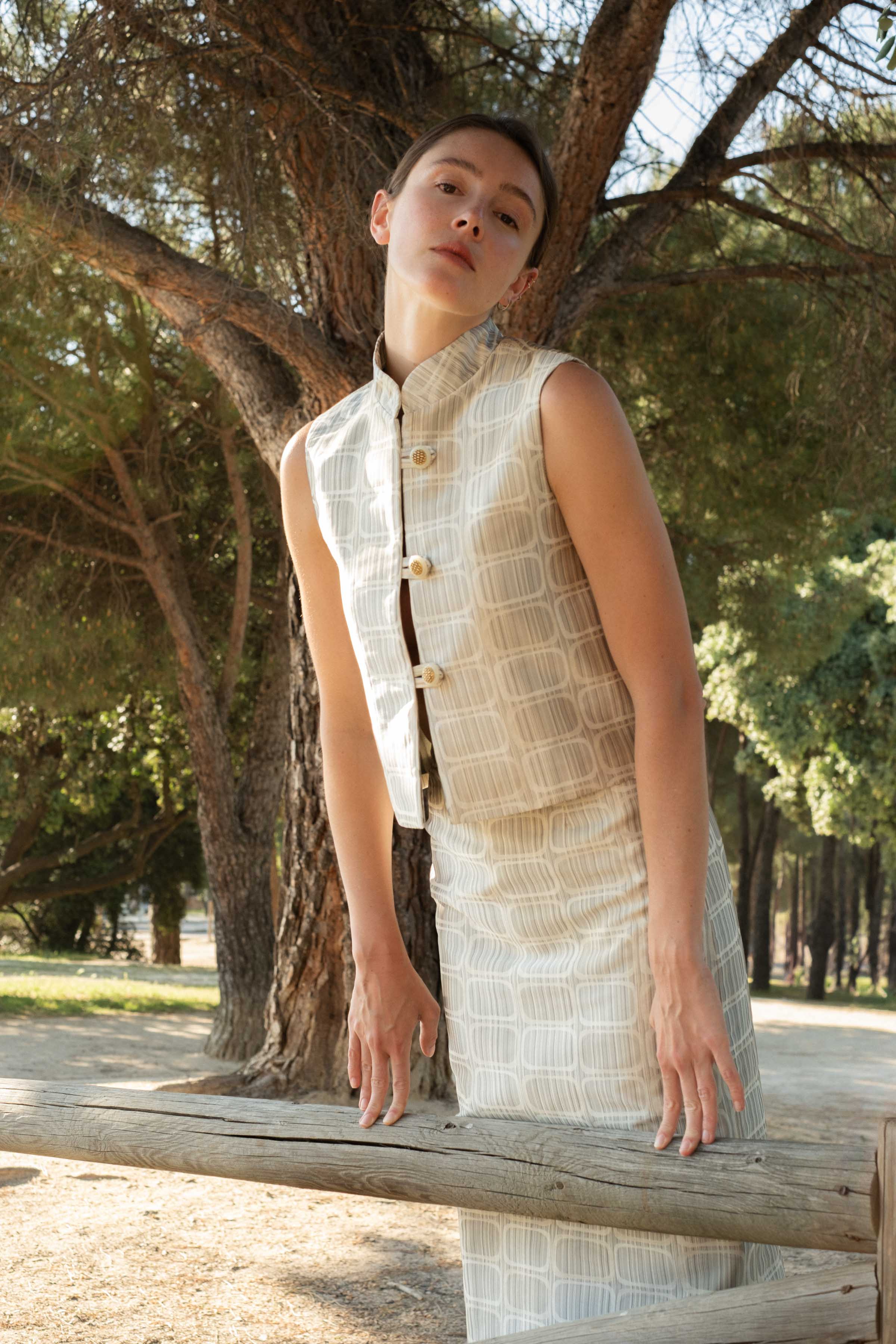 FALDA - VOILE BLANCHE