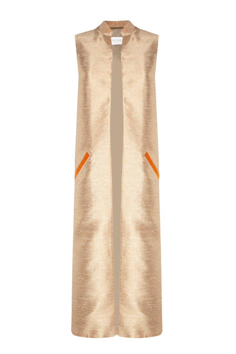 Chaleco largo - Ivory - VELVART